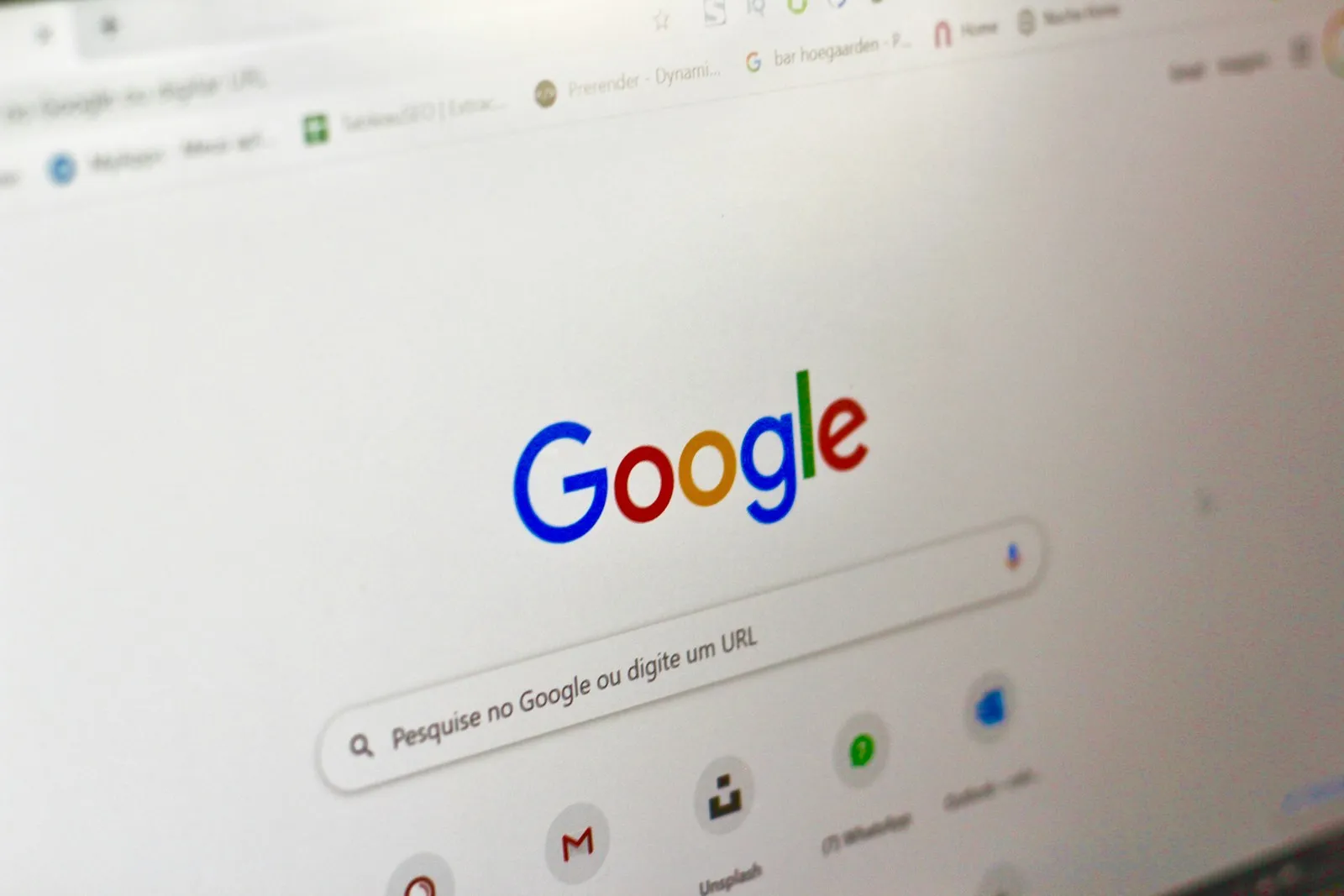 Google homepage on a laptop screen, used as a visual for high-intent search demand